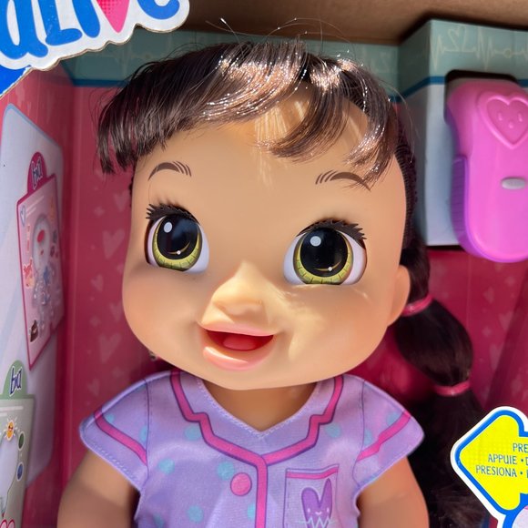 Baby Alive Lulu Achoo Doll 12” Interactive Play Toy with Lights Sounds Movements - Picture 4 of 15